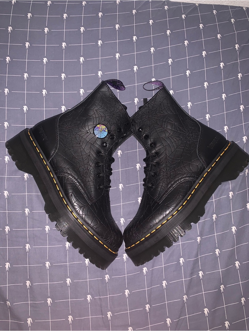 Dr. Martens Jadon Platform x Wednesday Black 32224001 Size: 12 Women/ 11 Men